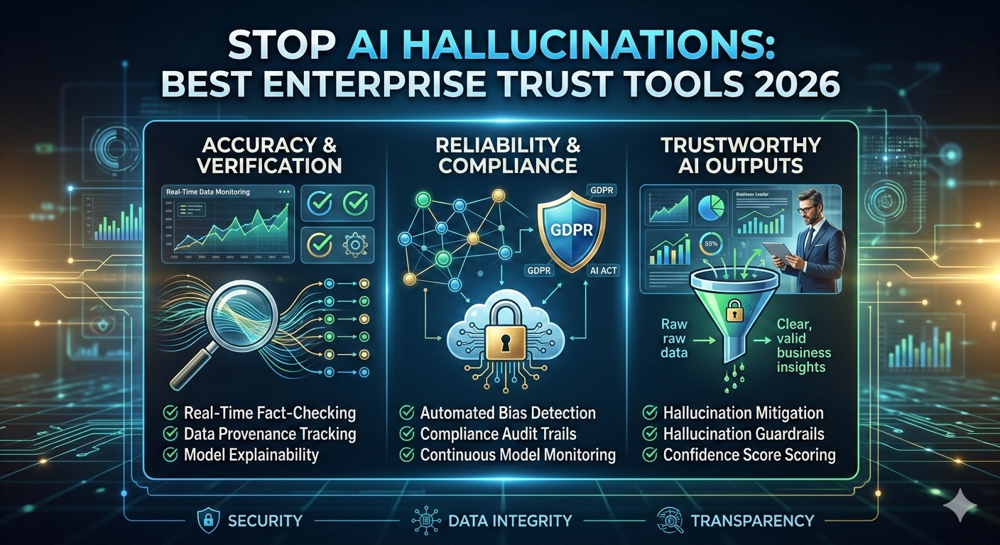 Stop AI Hallucinations: Best Enterprise Trust Tools 2026