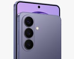 A tactical close-up photograph of a finger resting on the glowing, textured privacy screen of the conceptual silver S26 Ultra. The display is bright and legible, but only from this precise angle. The context of image_4.png is maintained; the phone is horizontal on textured concrete, and the black stylus is visible to the right, slightly closer to the frame.